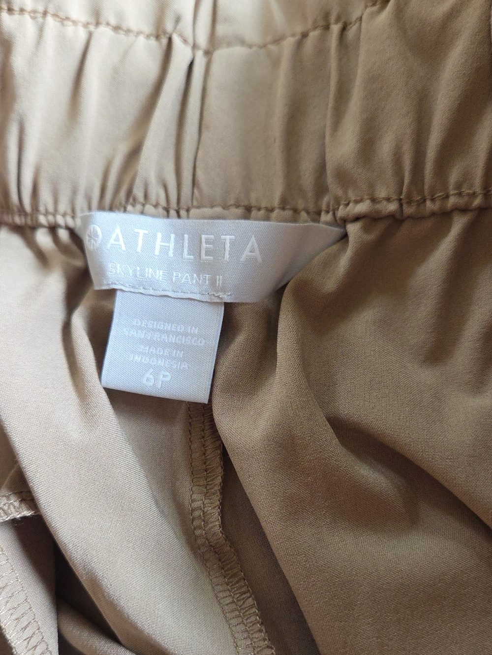 NWT Athleta Skyline Pant II size 6P in Tan - Picture 4 of 7